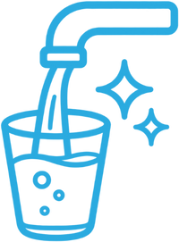 Always filtered water
